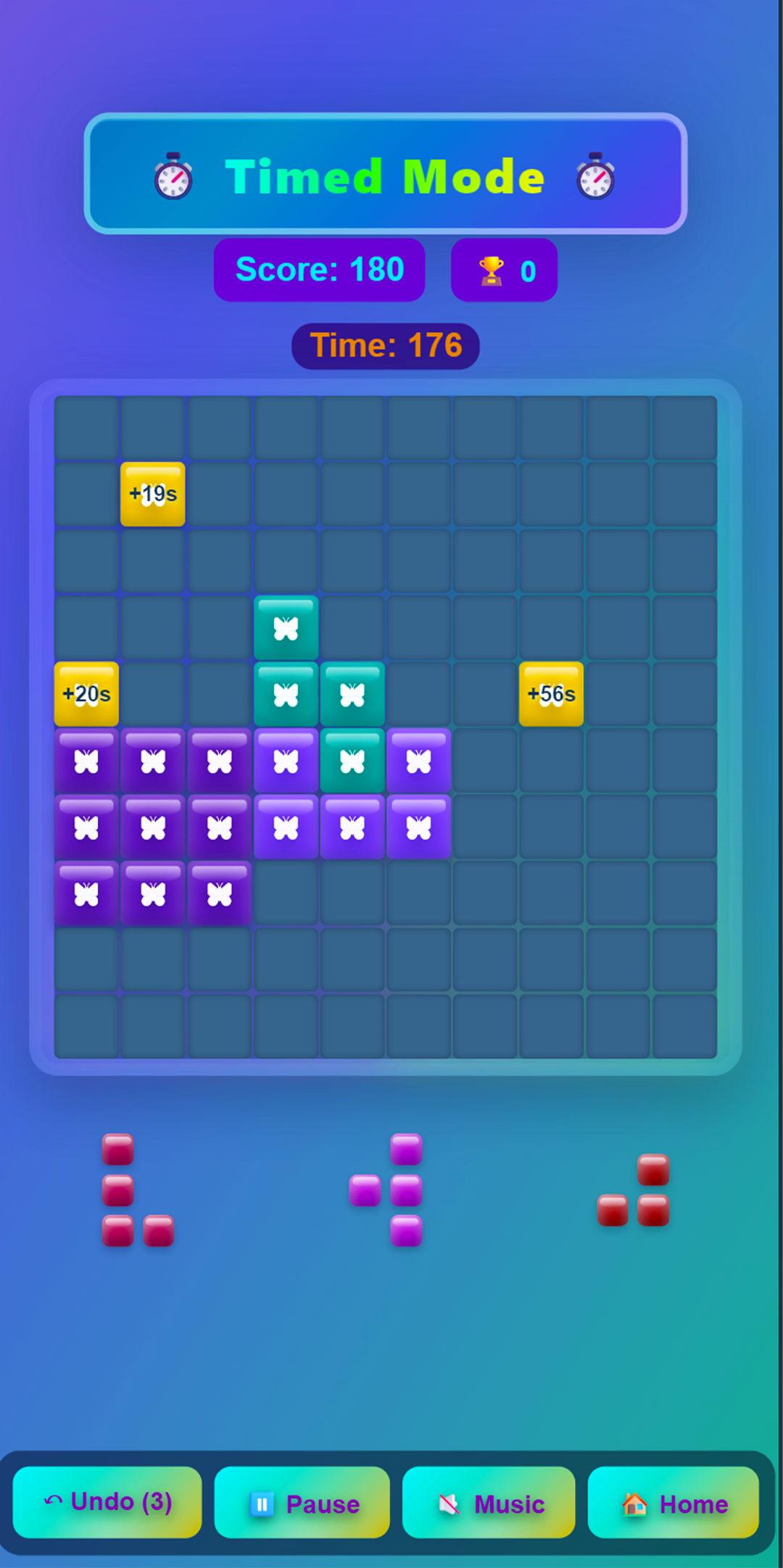 Block Puzzle Free Butterfly Screenshot 5